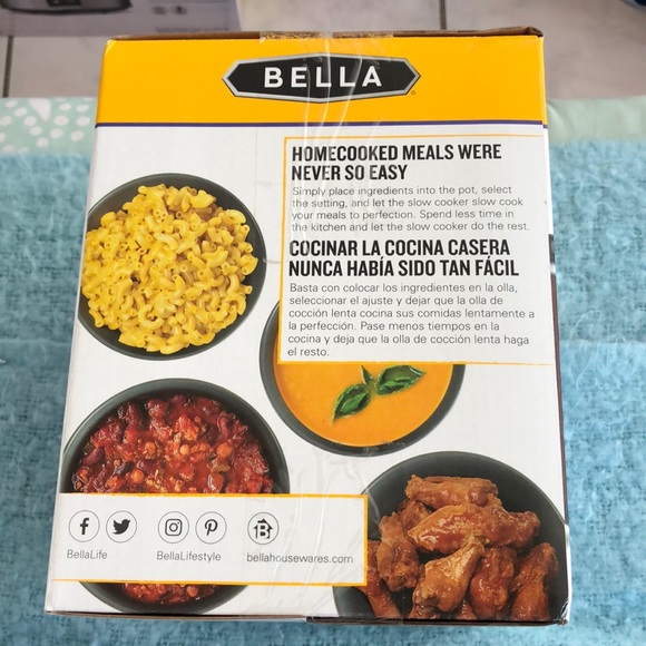 Bella 1.5Qt slow cooker slow cook meals to perfect - Picture 2 of 4